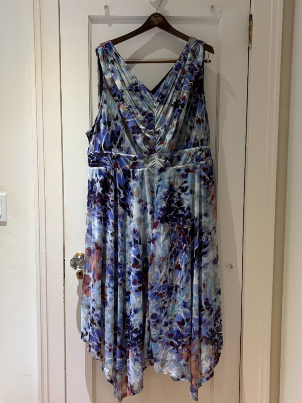 Simply Vera Vera Wang Handkerchief Hem Midi Dress Size 3X - Picture 2 of 7